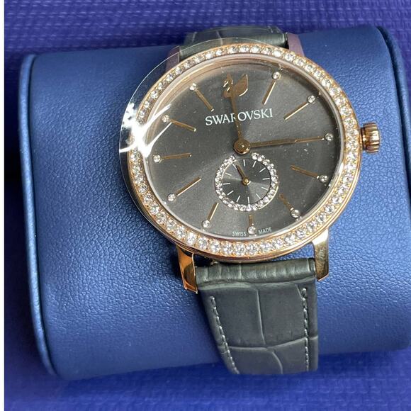 Swarovski Graceful Lady Watch Grey Band 37mm Case main image 4